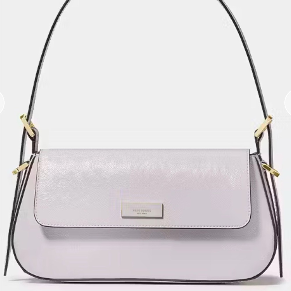 Kate Spade Bridget Crinkle Patent Small Flap Shoulder Bag and Wallet Bundle - Picture 3 of 9